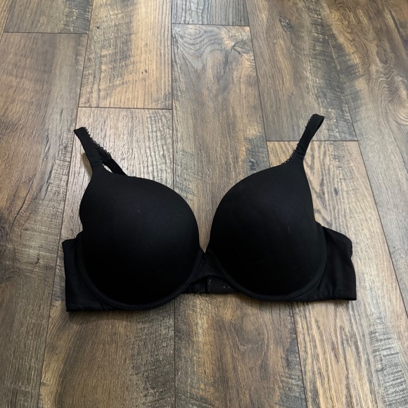 Victoria's Secret Other - Victoria's Secret Body By Victoria Perfect Shape Bra Black 38D Underwire T-Shirt